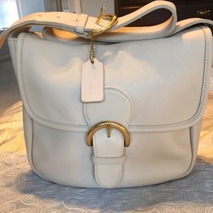 Vintage Coach Purse - Ivory (New Condition)
